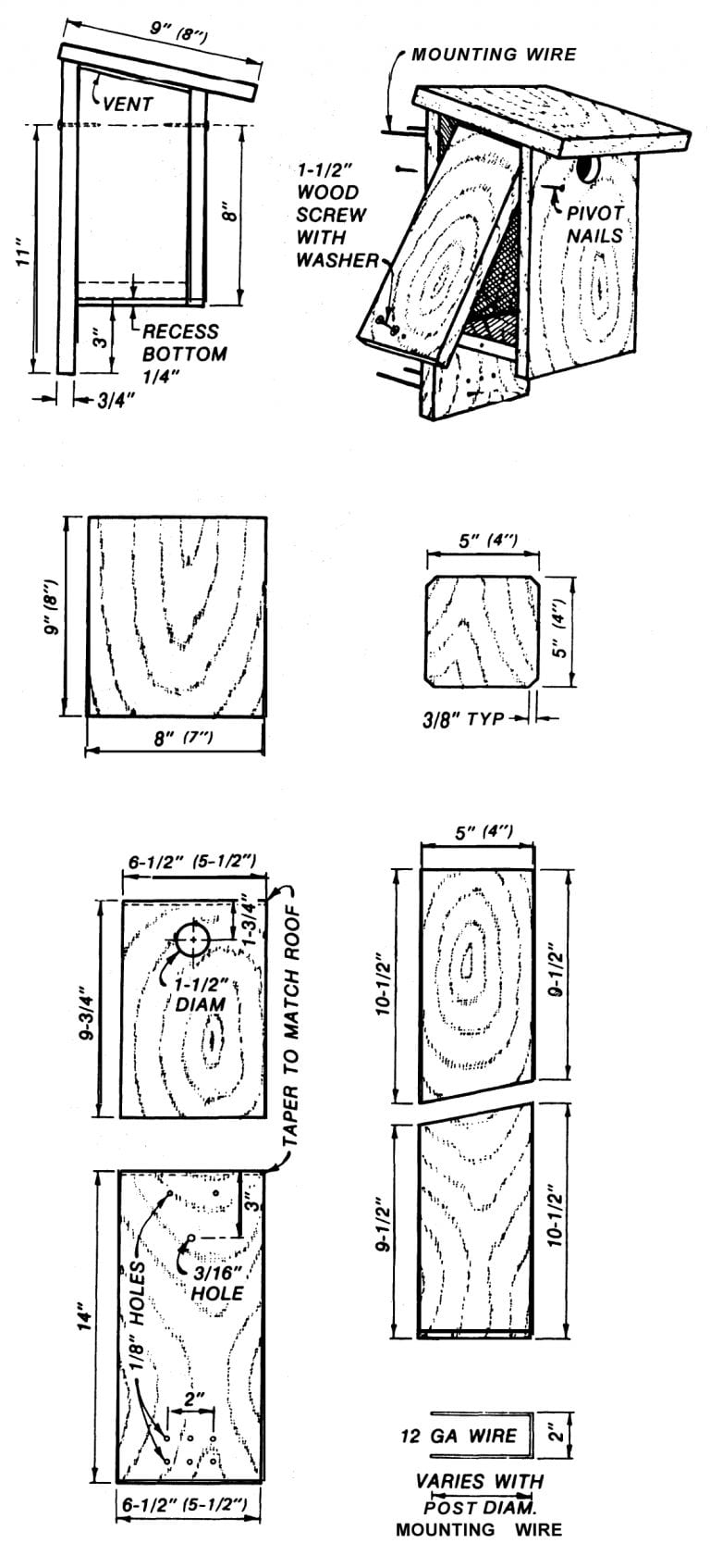 Bird Houses For Songbirds - Alabama Cooperative Extension System