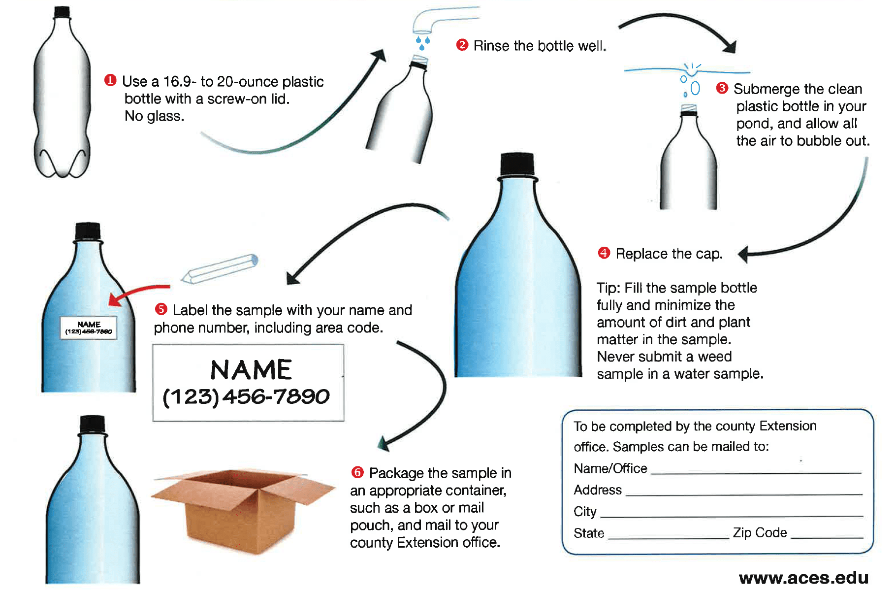 How to Submit Pond Water Samples Alabama Cooperative Extension System