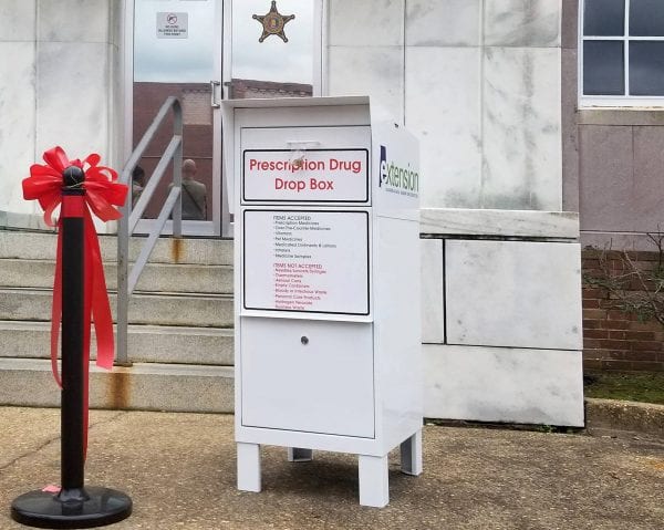 Generic prescription drug drop box