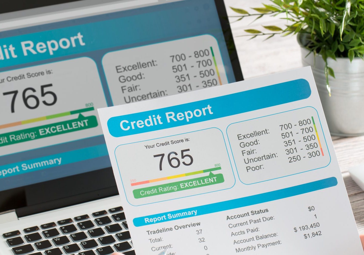 Credit Report versus Credit Score - Alabama Cooperative Extension