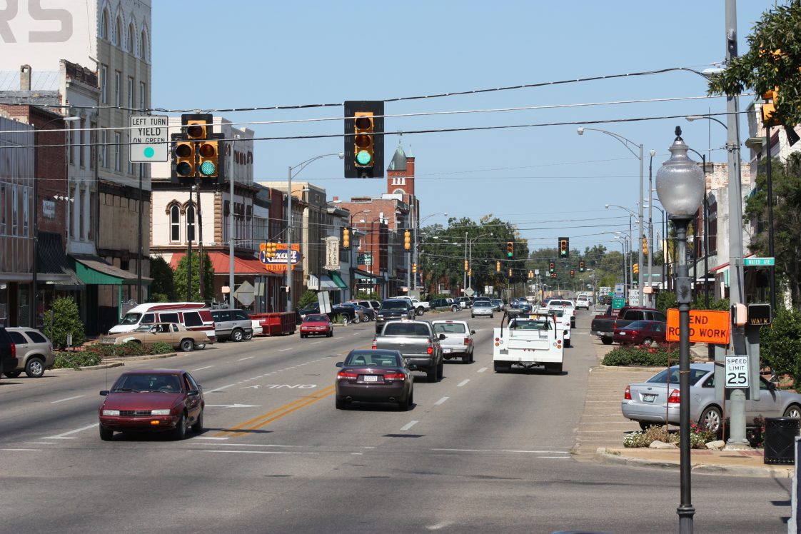 downtown Selma, Alabama