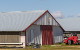 poultry house with cooling cells