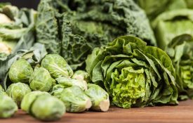 a photo of an assortment of leafy greens